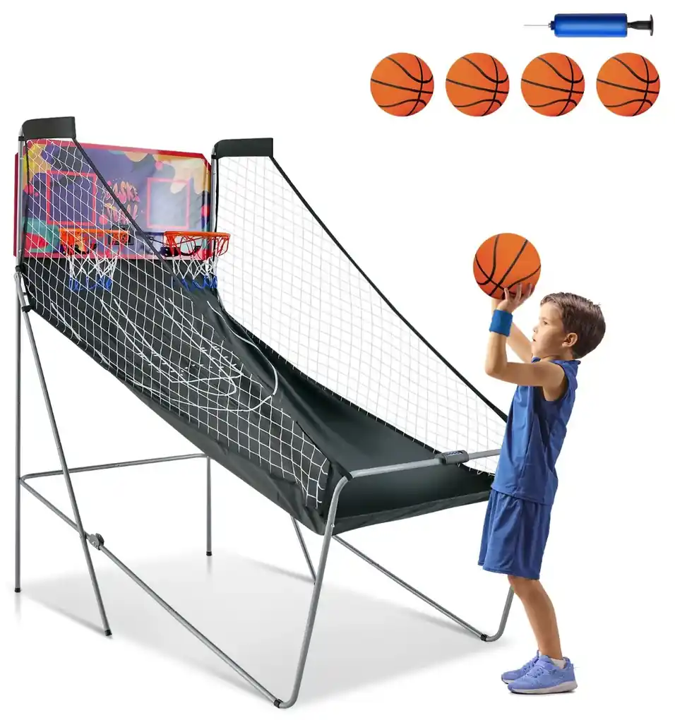 Máquina Jogo basquetebol eletrónico Dobrável com suporte para