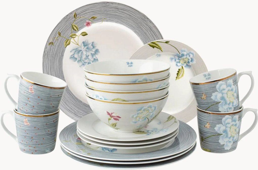 Conjunto de loiça Delig, conjunto de 16