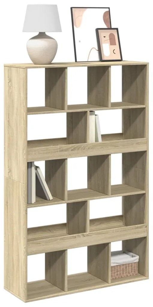 Estante 100x33x156,5 cm derivados de madeira carvalho sonoma