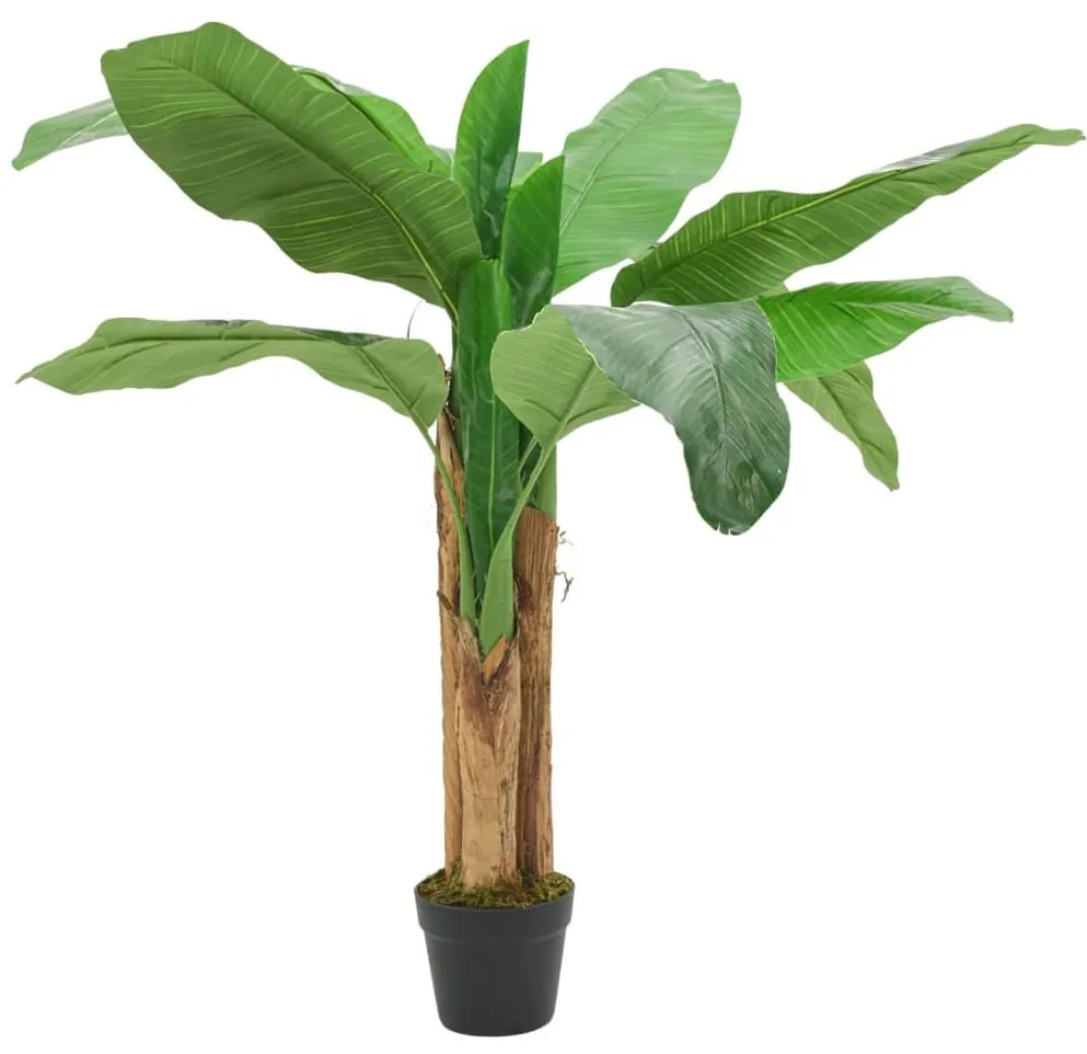 Bananeira artificial 9 folhas 120 cm verde