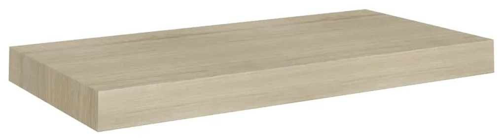 Prateleiras de parede suspensas 4 pcs 50x23x3,8cm MDF carvalho