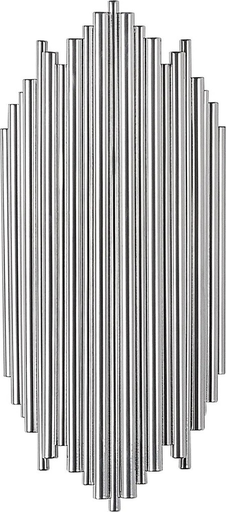 Candeeiro de Parede Kara – Cromado – 18 cm x 40 cm x 8 cm