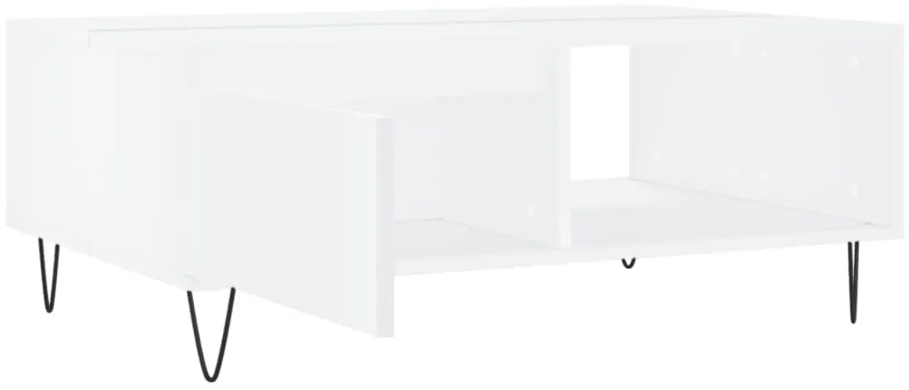 Mesa de centro 90x60x35 cm derivados de madeira branco