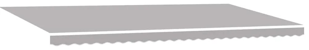 Toldo Retrátil Automático Cinza-Claro 600 x 350 cm