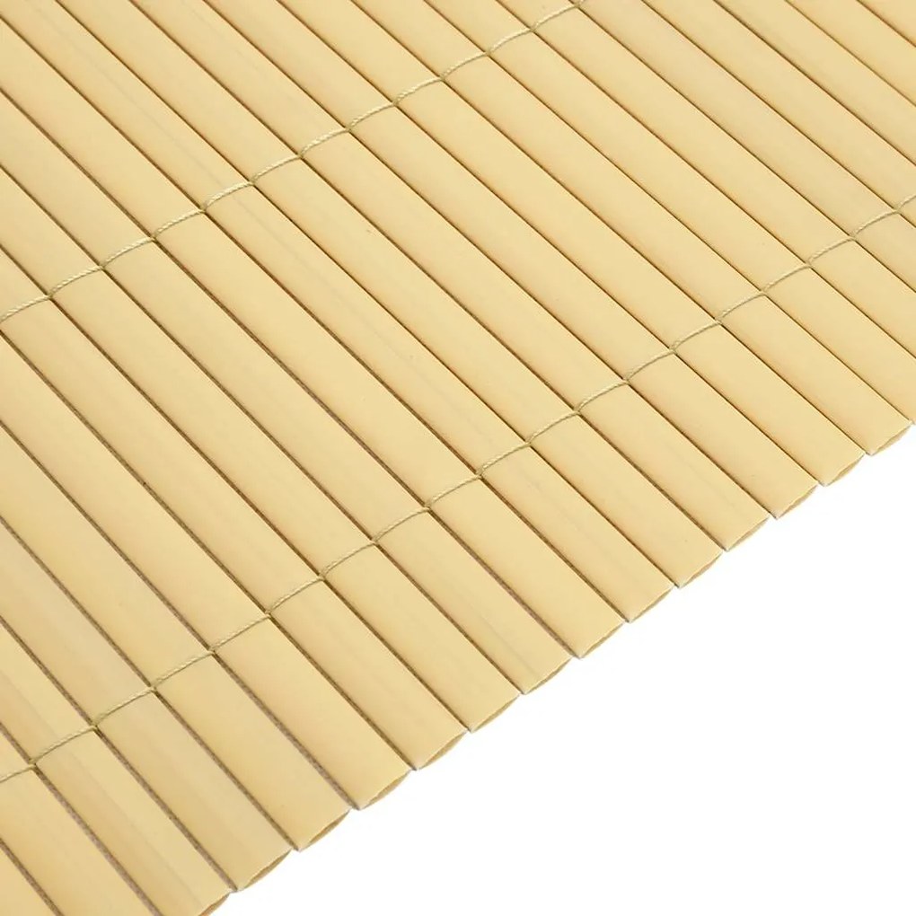 Cerca de jardim dupla face amarelo 1,8x3 m PVC