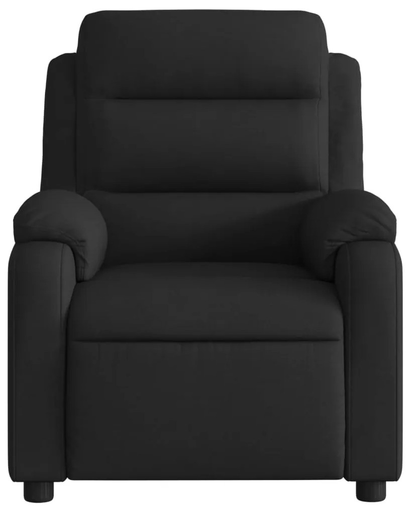 Poltrona reclinável tecido preto