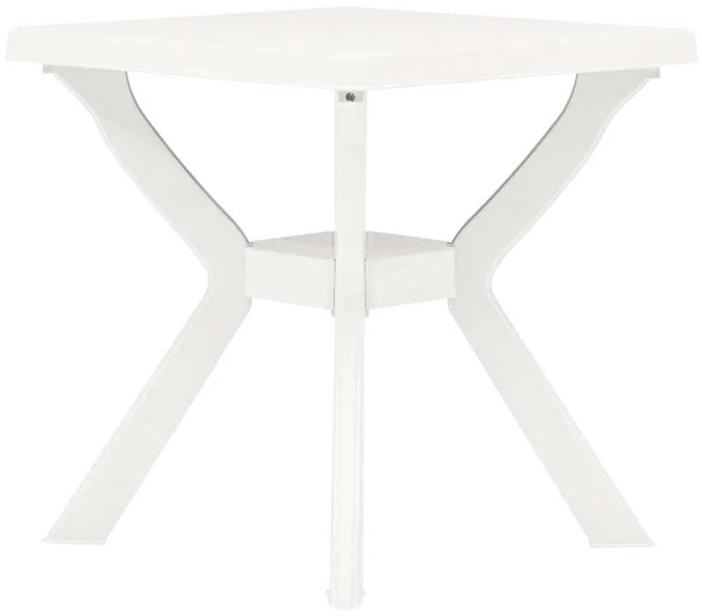 48799 vidaXL Mesa de bistrô 70x70x72 cm plástico branco