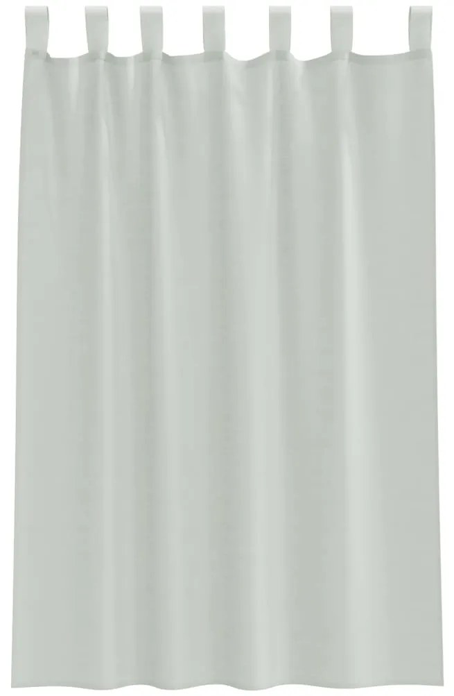 Cortinas de voile com laços 2 pcs cinzento-claro 140x175 cm