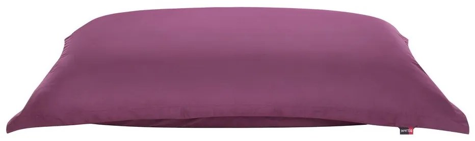 Pufe almofada roxo 140 x 180 cm FUZZY Beliani