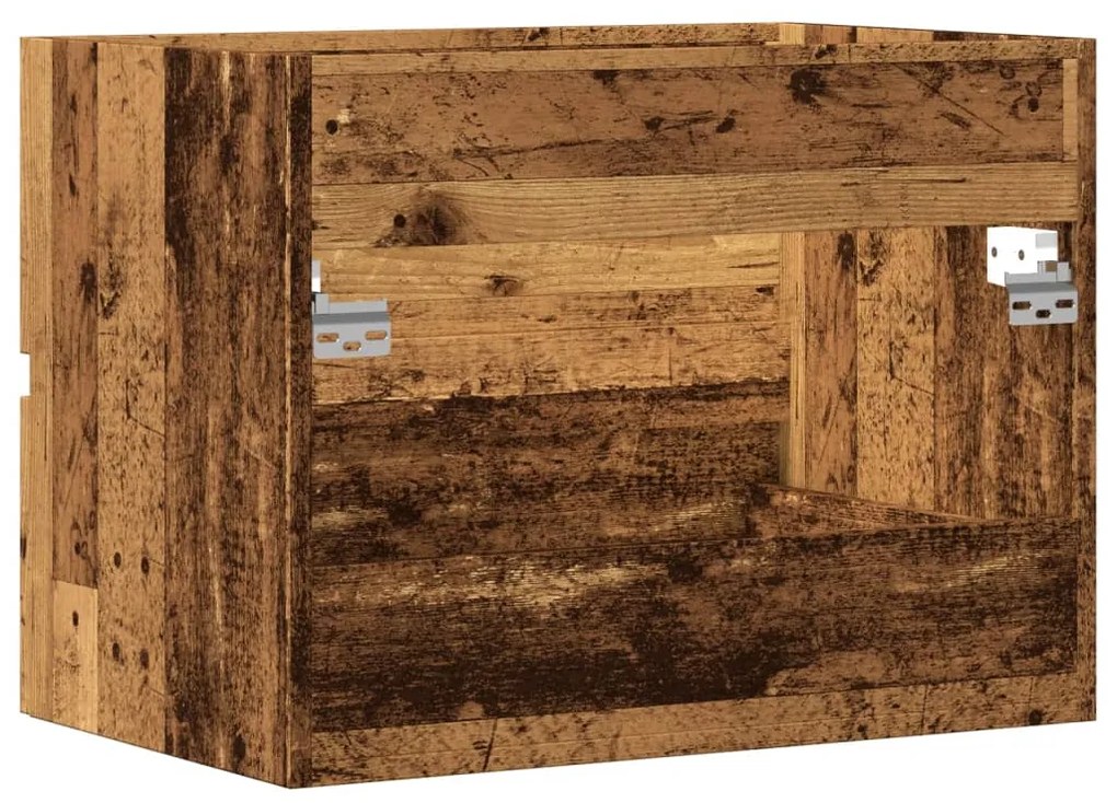Armário casa banho 60x38,5x45 cm deriv. madeira madeira velha