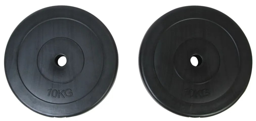90269 vidaXL Disco de peso 2 x 10 kg