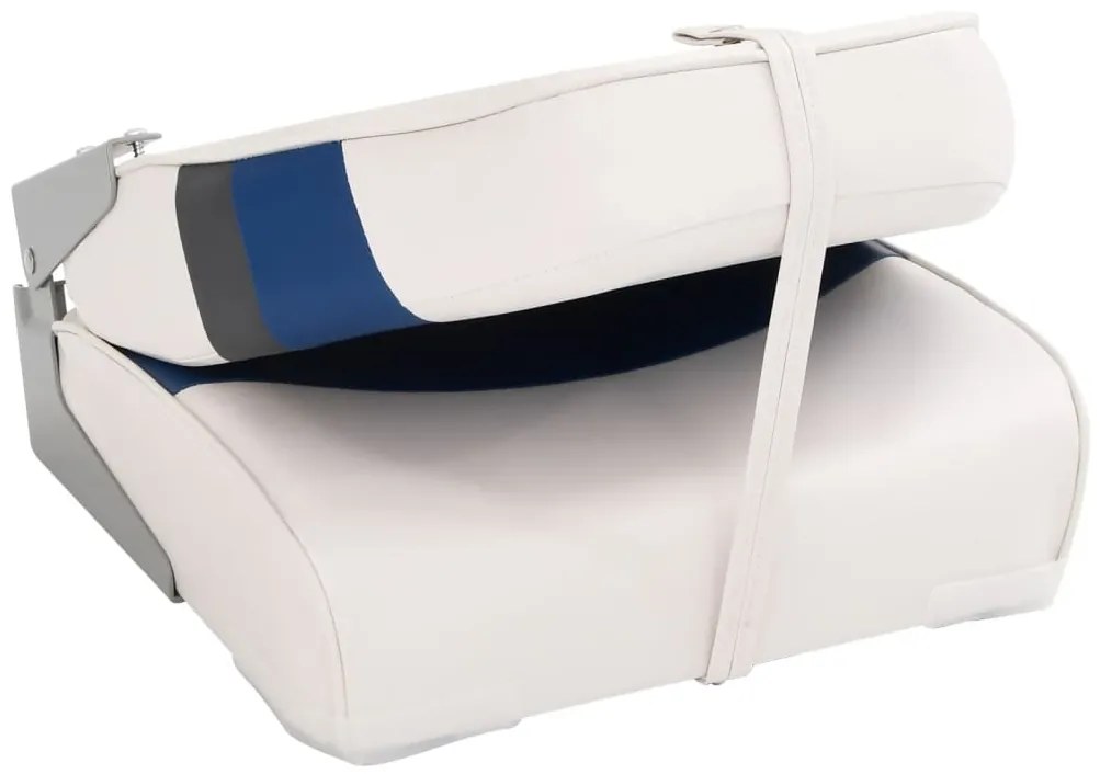 Assento de barco com encosto alto dobrável 44x38x55 cm