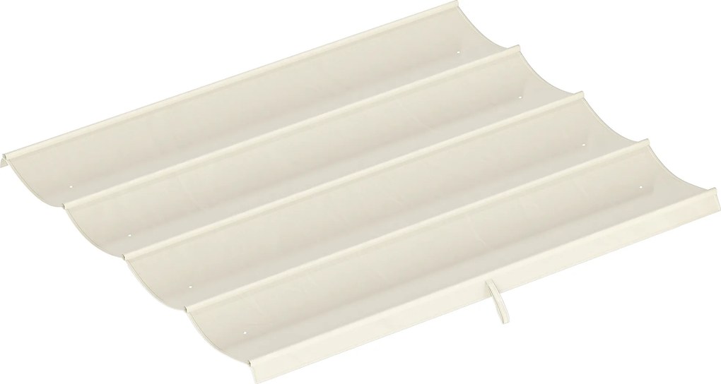 Outsunny Cobertura para Pérgola Retrátil 286x245 cm Teto de Substituição para Pérgola com Proteção UV30+ para Pérgola de 3x2 cm Creme | Aosom Portugal