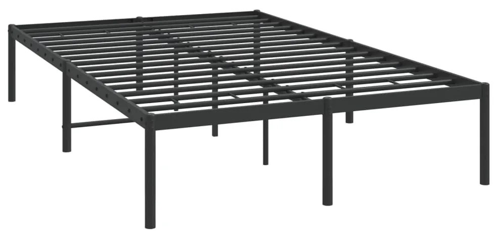 Estrutura de cama 120x200 cm metal preto