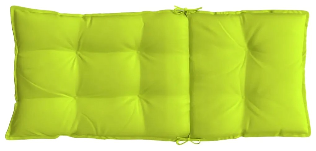 Almofadões p/ cadeira encosto alto 6 pcs oxford verde brilhante