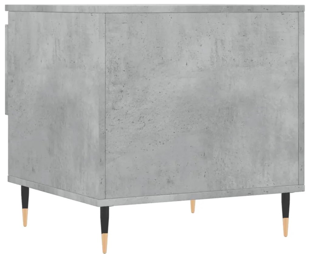 Mesa de centro 50x46x50cm derivados de madeira cinzento-cimento