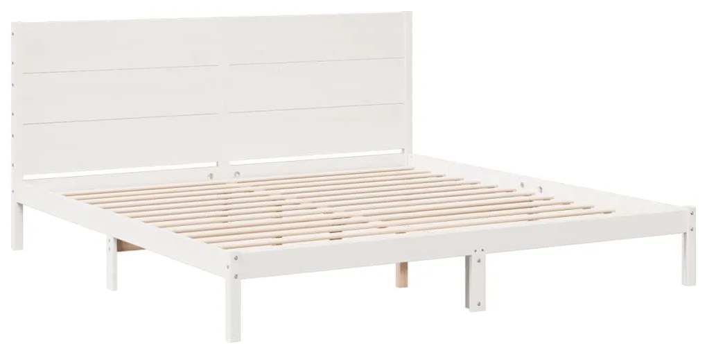 Cama extra longa sem colchão 180x210 cm madeira maciça