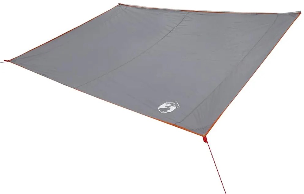 Lona Resistente à Água Cinza e Laranja 350 x 240 cm