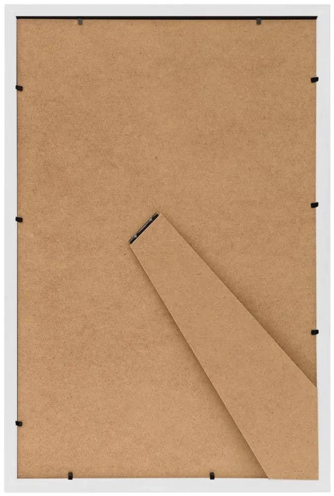 Molduras para mesa 5 pcs 21x29,7 cm MDF branco