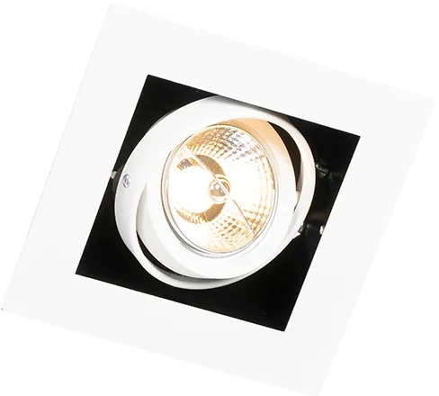 Foco de encastrar moderno ajustável branco - ONEON 70 Moderno