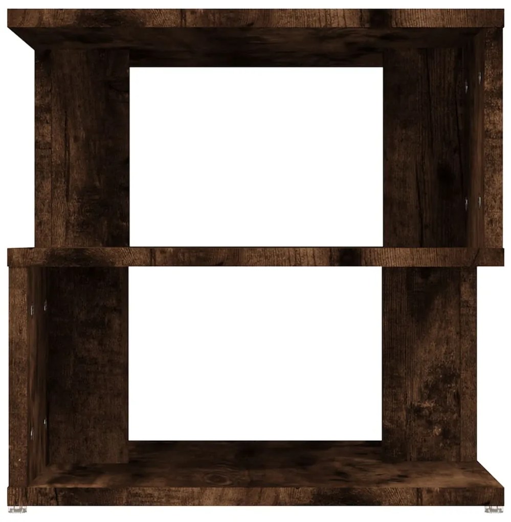 Mesa de apoio 40x40x40 cm derivados de madeira carvalho fumado