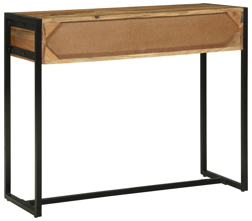 Mesa Console 90x35x75 cm Madeira Maciça Acácia