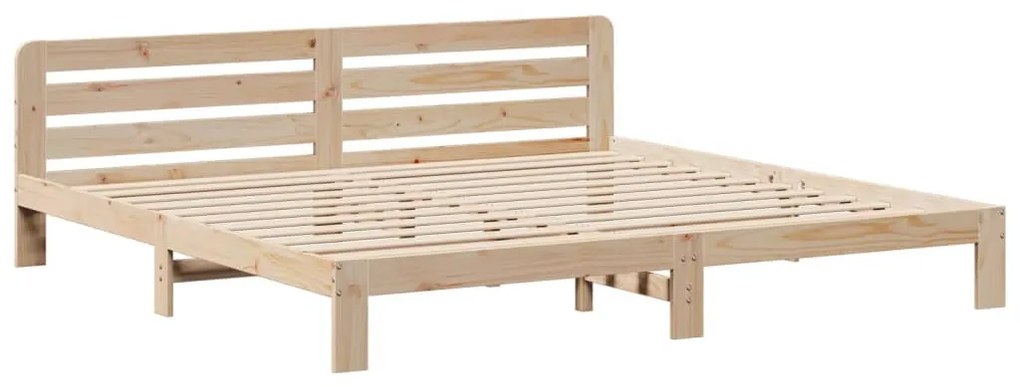 Cama sem colchão 180x200 cm madeira de pinho maciça