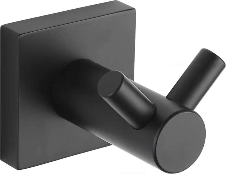 Mexen gancho duplo para toalhas, preto - 7081835-70