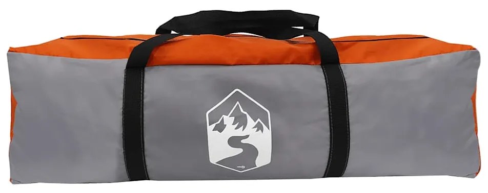 Lona de campismo 430x380x210 cm impermeável laranja