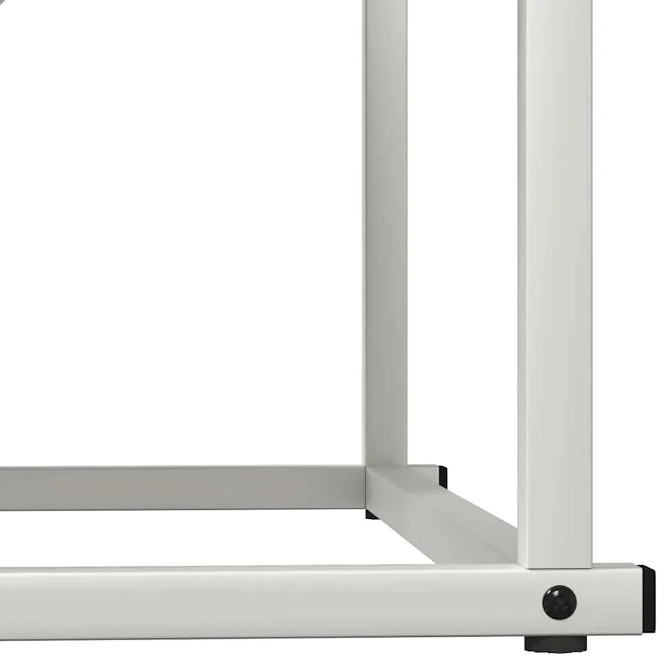 Suporte para lenha 70x43x34,5 cm aço laminado a frio branco