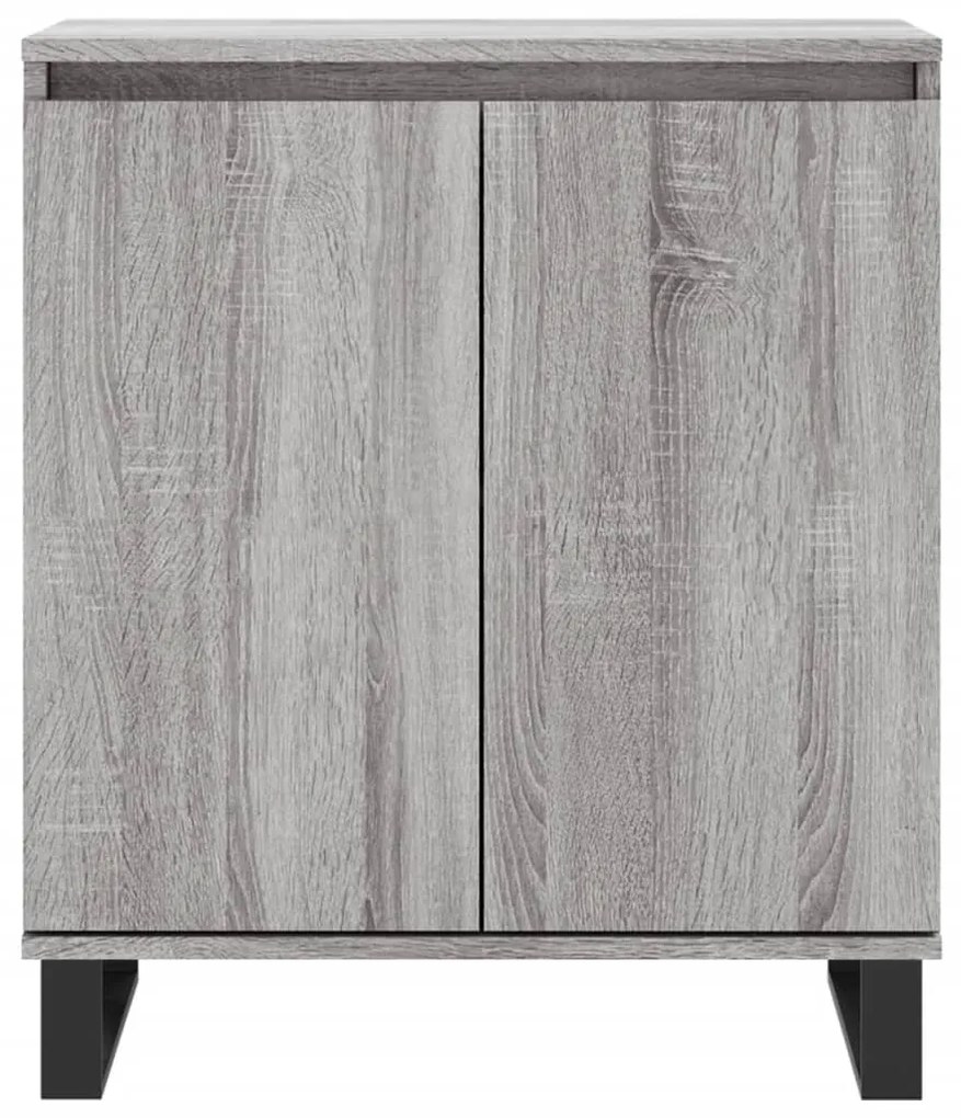 Aparador 60x35x70 cm derivados de madeira cinzento sonoma