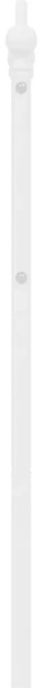 Cabeceira de cama 150 cm metal branco