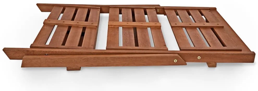 Suporte em forma Escada para flores 79x56x59 cm, 3 degraus, acácia com certificação FSC® Castanho