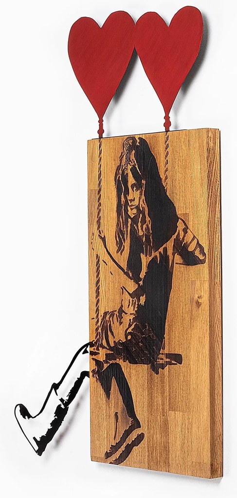 Acessório Decorativo de Parede Ma-386 – Nogueira Preta – 50 x 80 cm