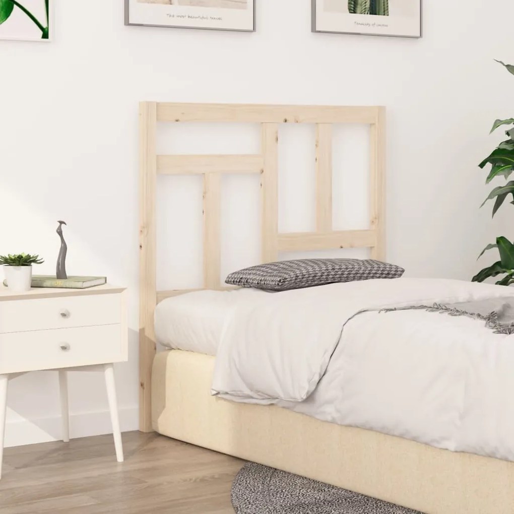 Cabeceira de cama 95,5x4x100 cm pinho maciço