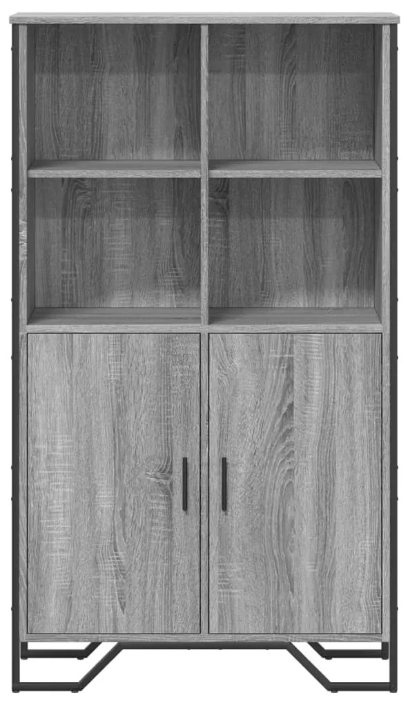 Armário alto 79,5x35,5x137,5 cm deriv. madeira cinzento sonoma