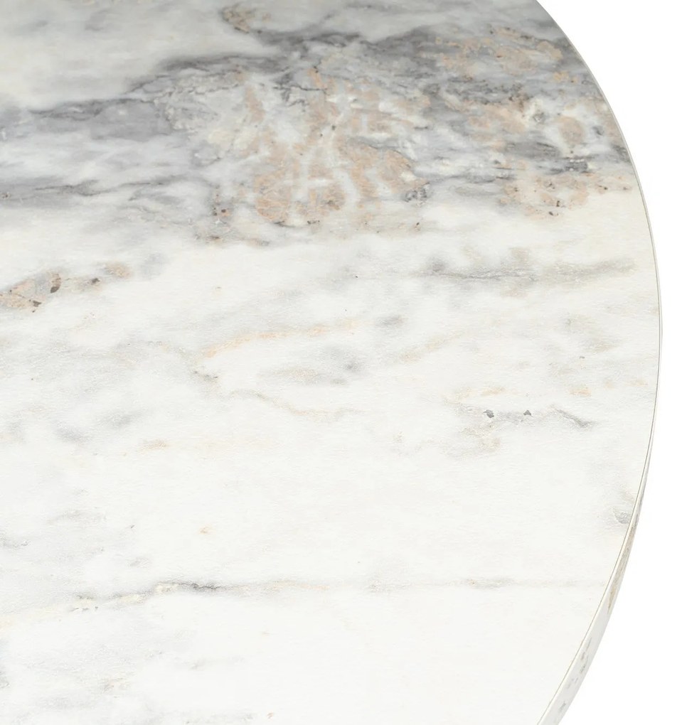 Mesa de Centro Harmoni – Mármore Freesia – 80x45x80 cm