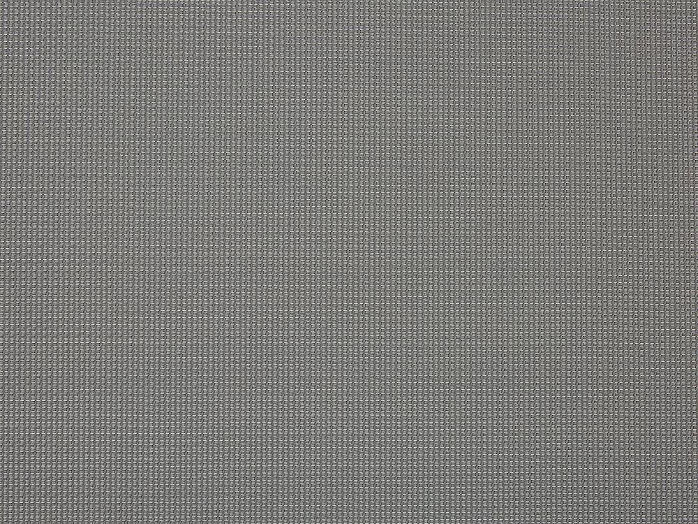Espreguiçadeira metálica com tela cinzenta VERNAZZA Beliani