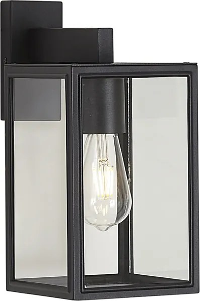 Candeeiro de parede industrial para exterior cinzento escuro IP44 - Sutton Down