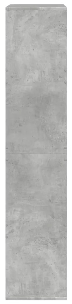 Divisória 100x33x155,5 cm derivados de madeira cinzento cimento