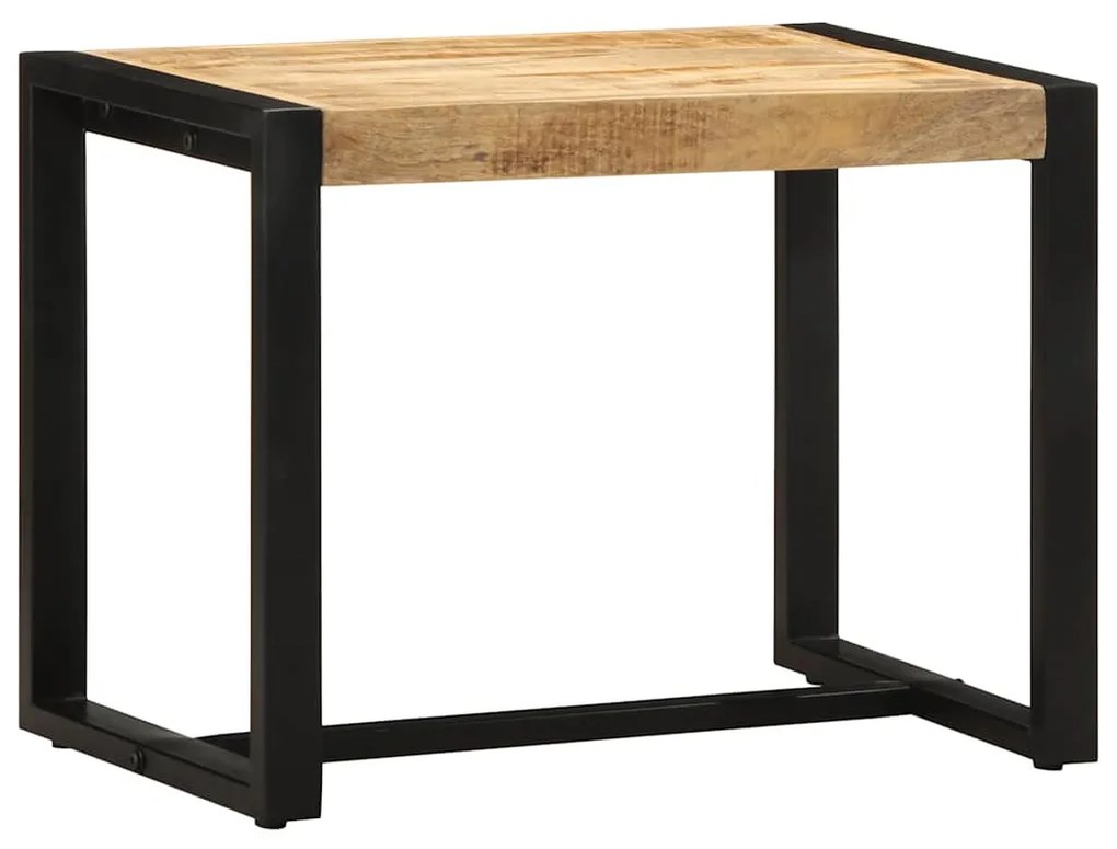 Banco 60x35x45 cm madeira de mangueira áspera maciça