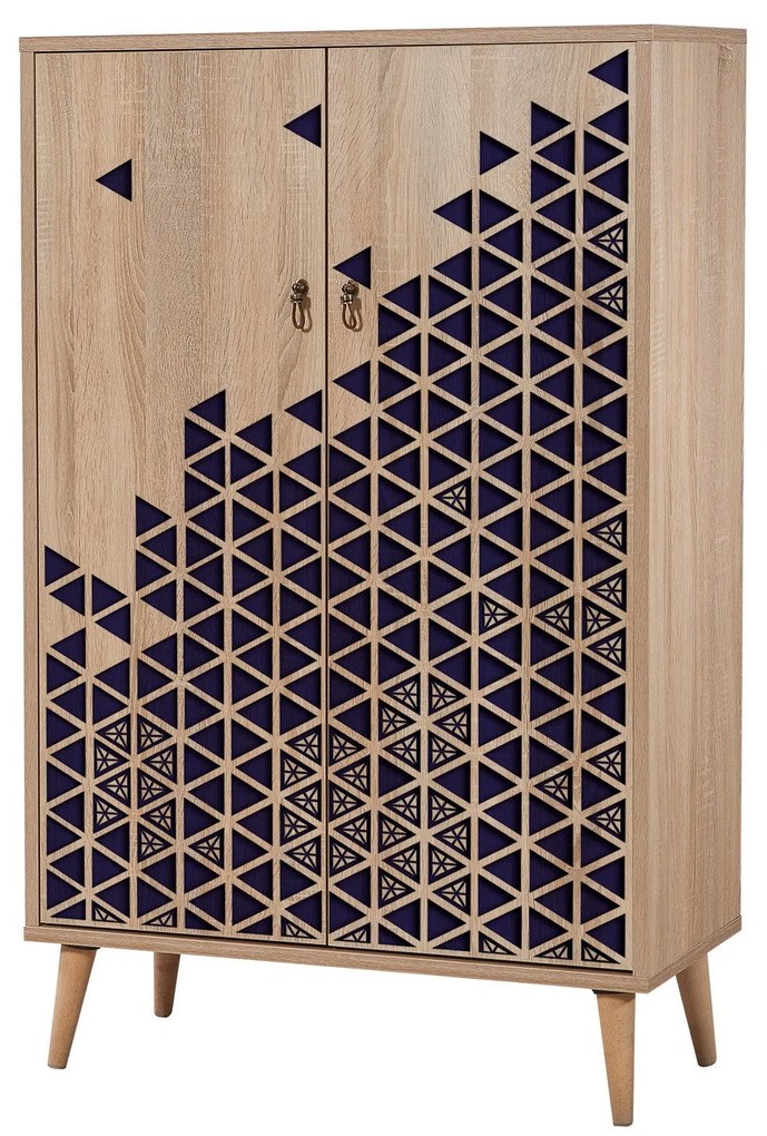 Armário Multiuso Multibox – Carvalho Sonoma – 80x127x36 cm