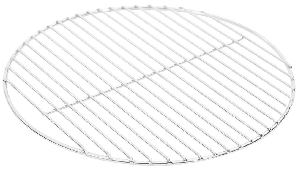 Grelha para churrasco redonda Ø40 cm aço inoxidável 304