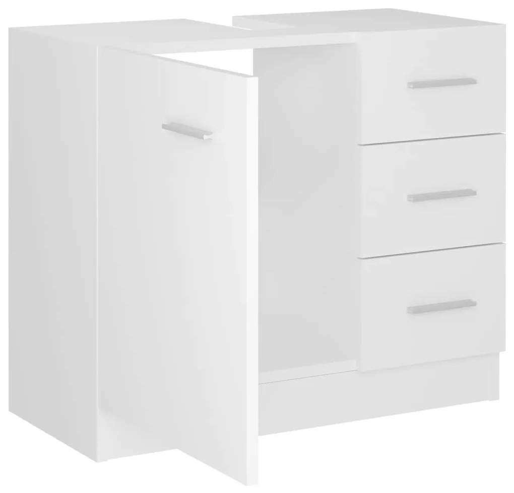 Móvel de Lavatório Kayke - Branco - Design Moderno