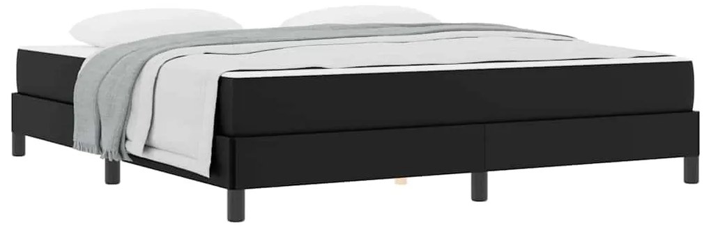 Cama Outros Preto 180 x 200 cm Couro sintético