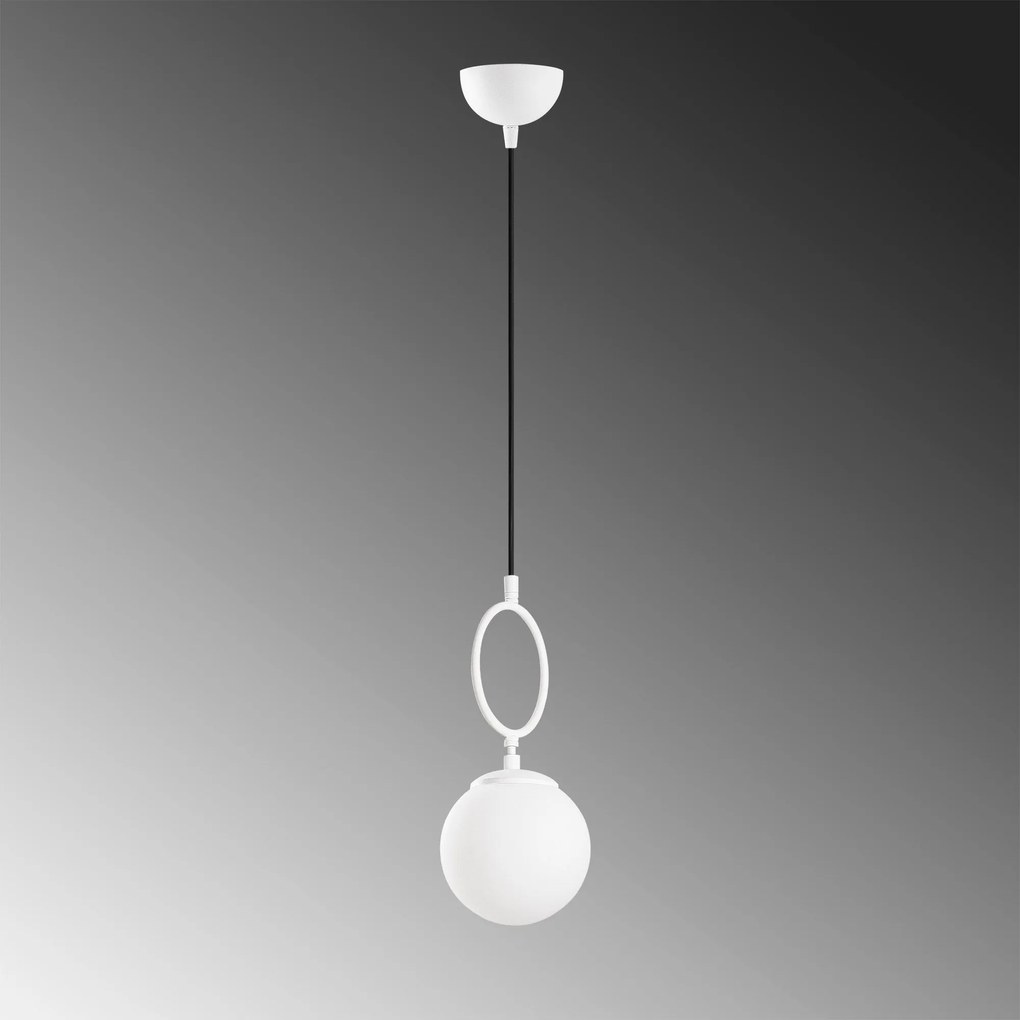 Candeeiro de Teto Ring – Branco – 15 cm