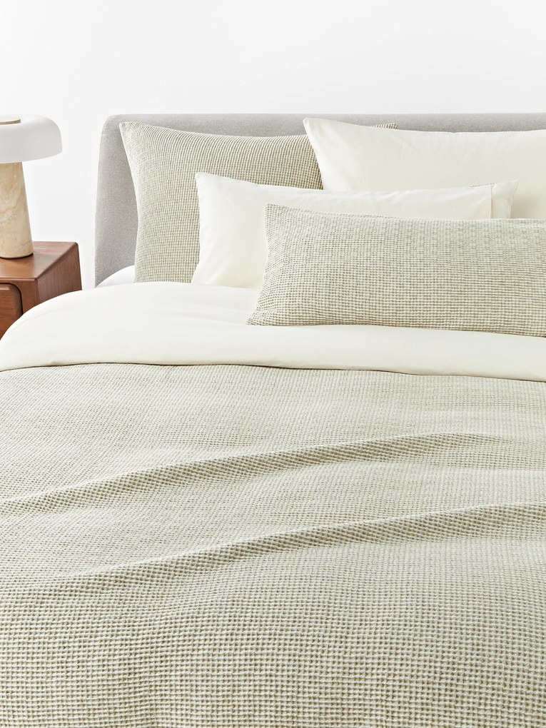 Capa de edredão em favo de mel piqué Clemente