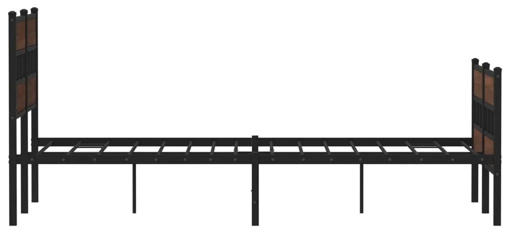 Cama sem colchão com cabeceira e pés 120x190 cm