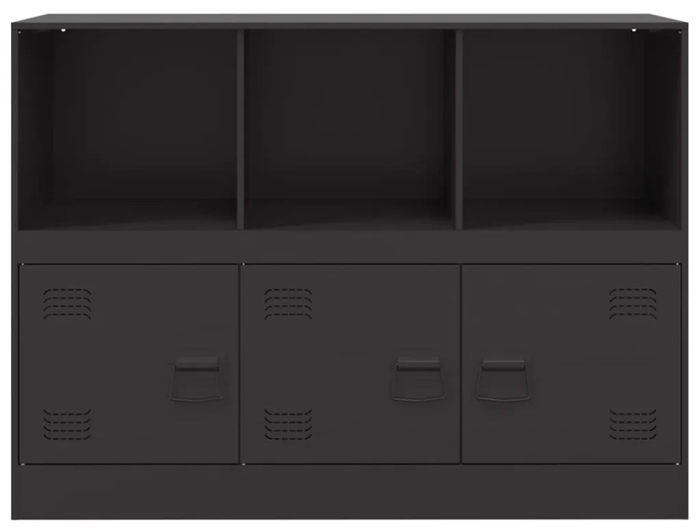 Aparador 99x39x73 cm aço preto