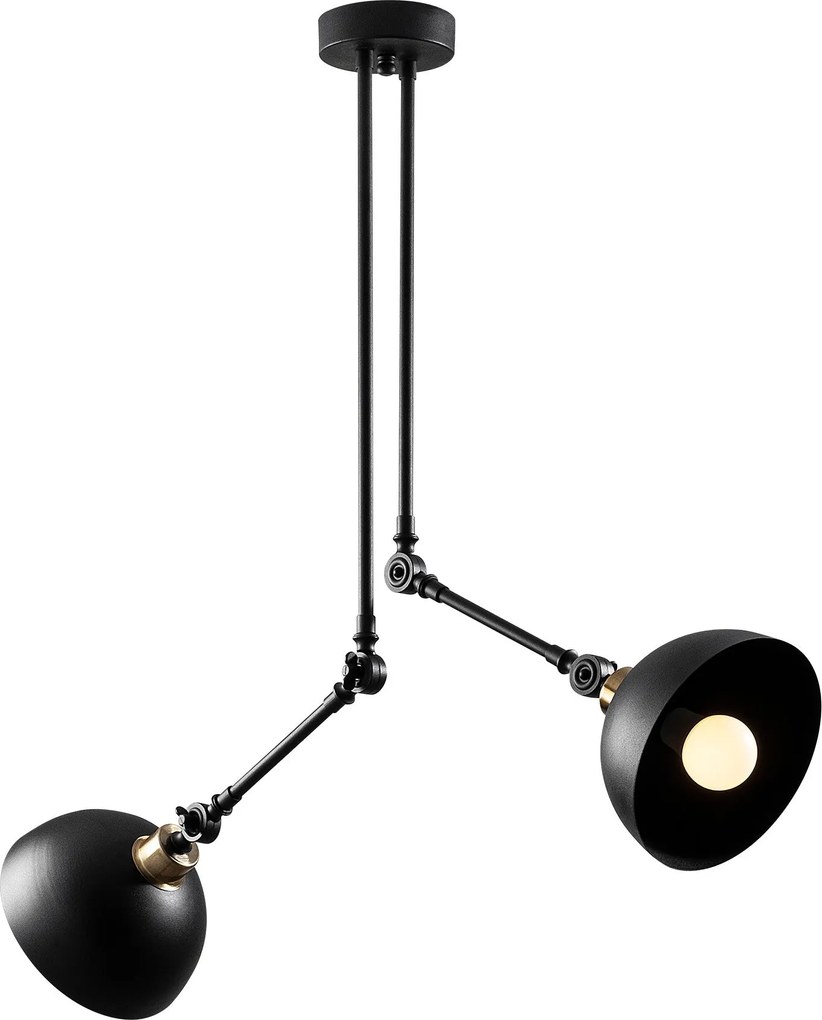 Candeeiro de Teto Dram – Preto – 81 x 81 cm